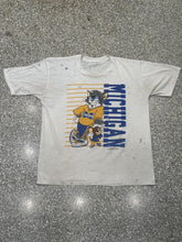 Load image into Gallery viewer, Michigan Wolverines Vintage 1990 Tom and Jerry Tee Paper Thin ABC Vintage 