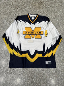 Michigan Wolverines Vintage 90s #4 Hockey Jersey ABC Vintage 