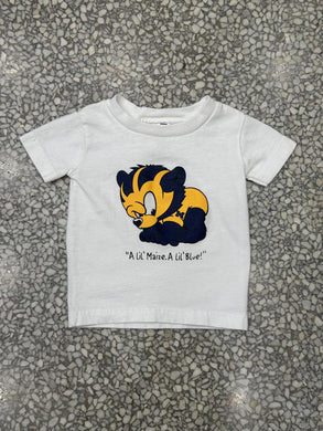 Michigan Wolverines Vintage 90s Baby Wolverine Tee White ABC Vintage 