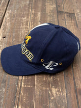 Load image into Gallery viewer, Michigan Wolverines Vintage 90s Youth Dad Hat Navy ABC Vintage 