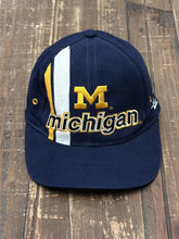 Load image into Gallery viewer, Michigan Wolverines Vintage 90s Youth Dad Hat Navy ABC Vintage 