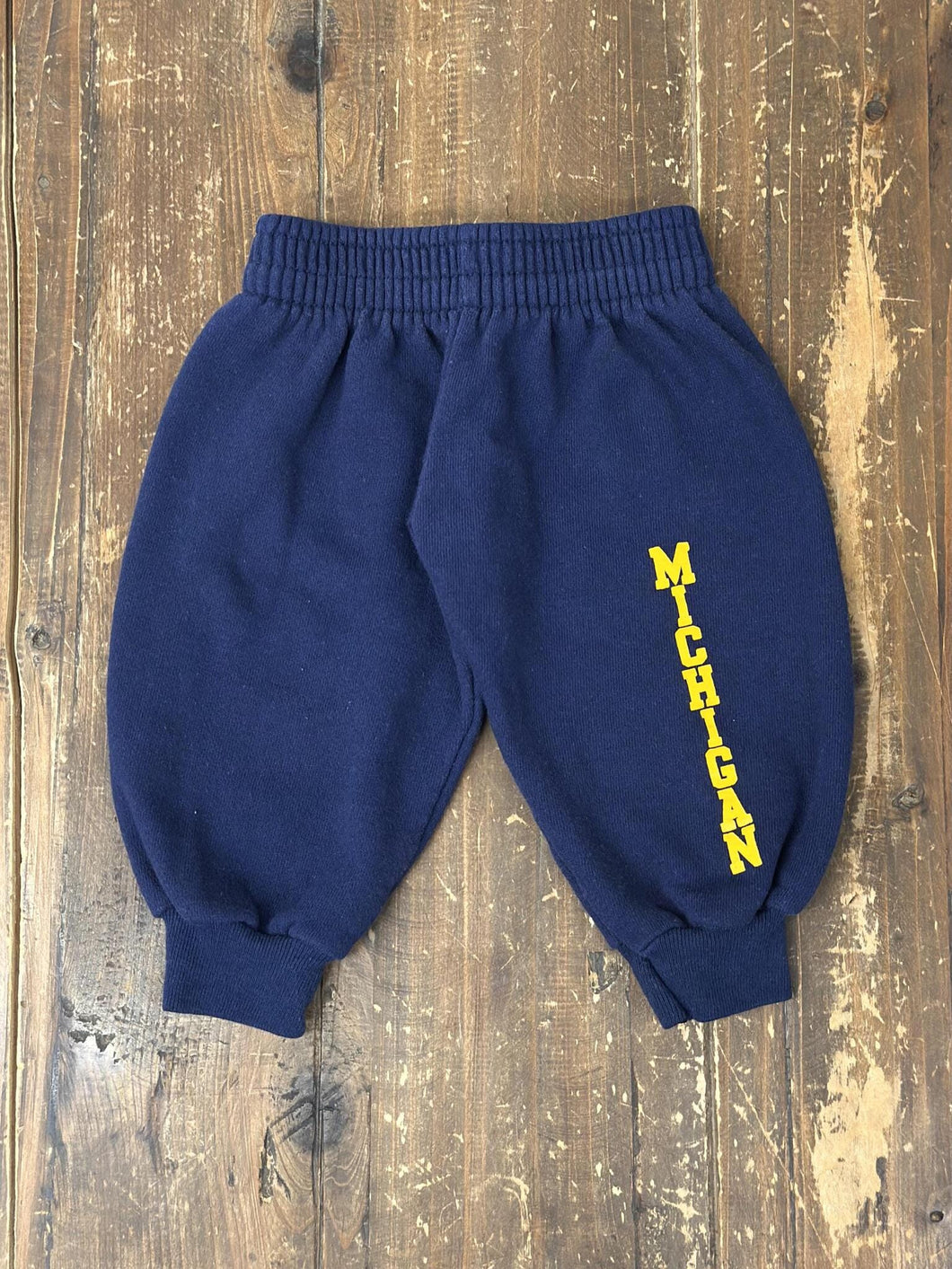Michigan Wolverines Vintage 90s Youth Sweatpant Navy ABC Vintage 