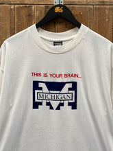 Load image into Gallery viewer, Michigan Wolverines Vs Ohio State Vintage 90s This is Your Brian Tee White ABC Vintage 