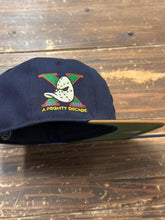 Load image into Gallery viewer, Mighty Duck New Era Fitted Cap Navy Brown ABC Vintage 