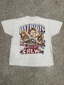New England Patriots Vintage 1995 Wrecking Crew Grey ABC Vintage 