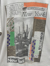 Load image into Gallery viewer, New York City Vintage 90s Cropped Tee Faded White ABC Vintage 