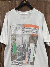 Load image into Gallery viewer, New York City Vintage 90s Cropped Tee Faded White ABC Vintage 
