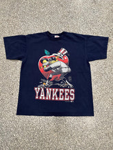 Load image into Gallery viewer, New York Yankees Vintage 1991 Jack Davis Faded Navy ABC Vintage 