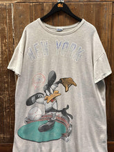 Load image into Gallery viewer, New York Yankees Vintage 1993 Daffy Duck Tee Super Faded Grey ABC Vintage 