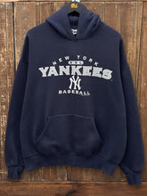 Load image into Gallery viewer, New York Yankees Vintage 2000 XXL Baseball Hoodie Faded Navy ABC Vintage 