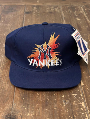 New York Yankees Vintage 90s Spark Snapback Navy ABC Vintage 