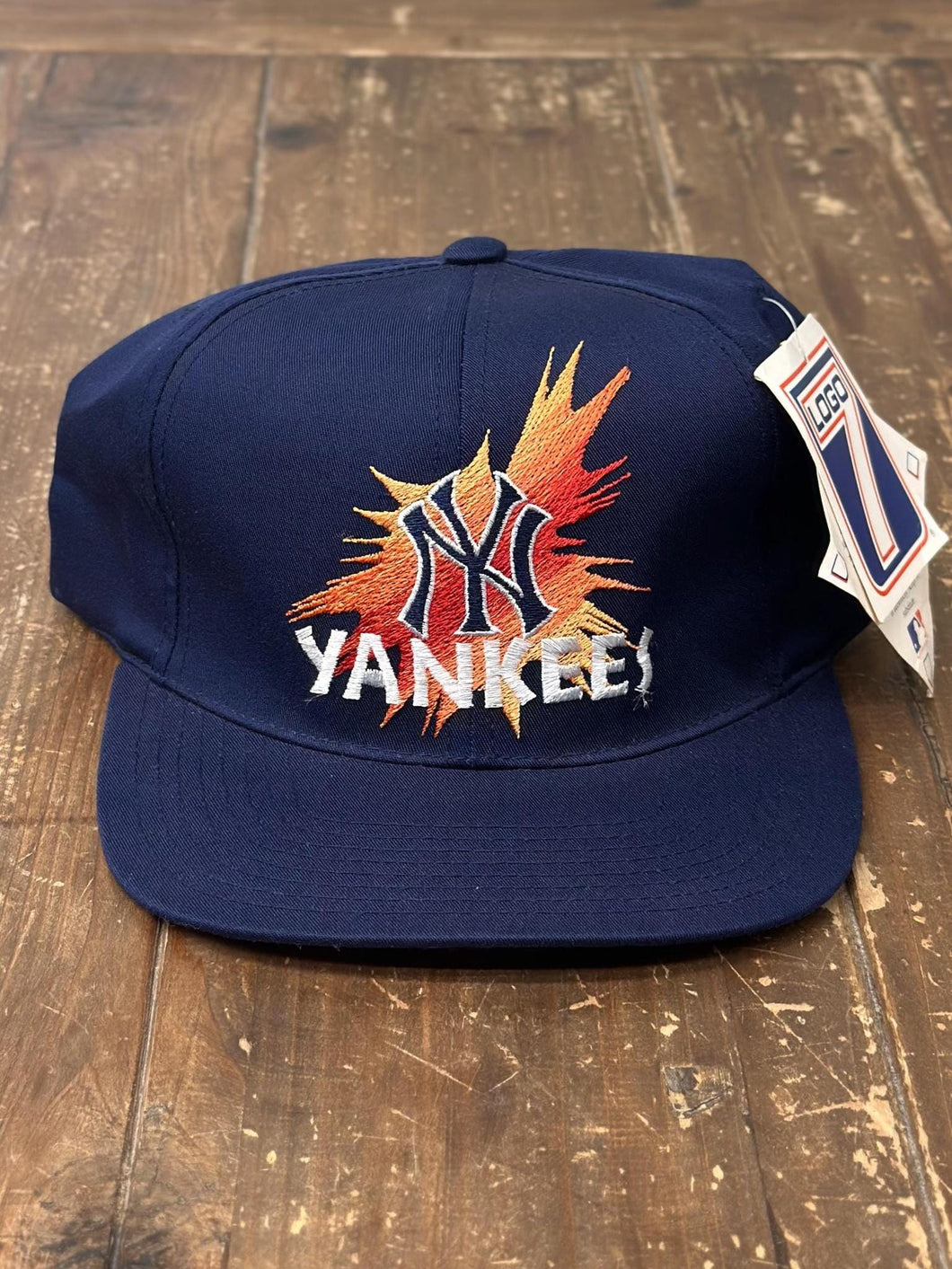 New York Yankees Vintage 90s Spark Snapback Navy ABC Vintage 