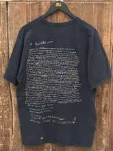 Load image into Gallery viewer, Nirvana Vintage 80s Kurt D. Cobain Letter European Tee Faded Black ABC Vintage 