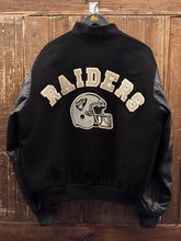 Load image into Gallery viewer, Oakland Raiders Vintage 90s Chalk Line Varsity Jacket ABC Vintage 