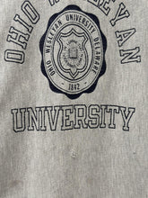 Load image into Gallery viewer, Ohio Wesleyan Univerisity Vintage 80s Champion Reverse Weave Crewneck Grey ABC Vintage 