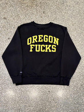 Oregon Fucks Vintage 90s JanSport Crewneck Black ABC Vintage 