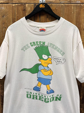 Oregon Vintage 1990 Green Avenger Bart Simpson ABC Vintage 