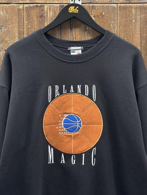 Orlando Magic Vintage 90s Crewneck Black ABC Vintage 