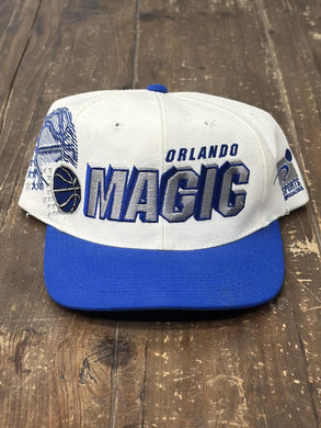 Orlando Magic Vintage 90s Snapback Cream Blue ABC Vintage 