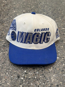Orlando Magic Vintage 90s Snapback Cream Blue ABC Vintage 