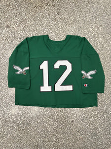 Philadelphia Eagles Vintage 90s Cropped Football Jersey ABC Vintage 