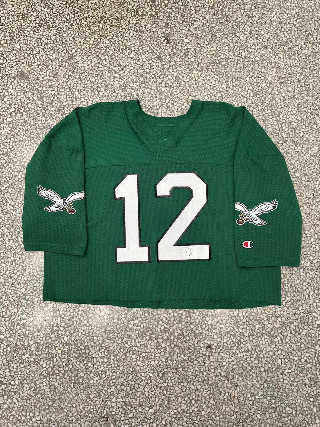 Philadelphia Eagles Vintage 90s Cropped Football Jersey ABC Vintage 