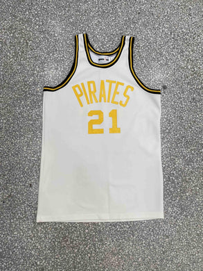 Pirates Vintage 80/90s Basketball Jersey Cream ABC Vintage 