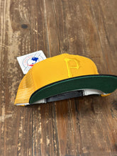 Load image into Gallery viewer, Pittsburgh Pirates Vintage 80s New Era Trucker Hat Yellow Black ABC Vintage 