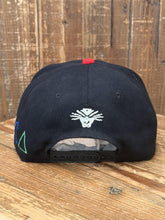 Load image into Gallery viewer, Pittsburgh Pirates Vintage 90s TI$A Custom Snapback Black Red ABC Vintage 