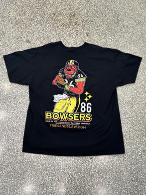 Pittsburgh Steelers Bowsers Restaurant Vintage 90s Tee Black ABC Vintage 
