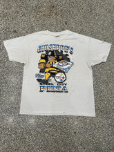 Load image into Gallery viewer, Pittsburgh Steelers Vintage 90s Steel City Giuseppe&#39;s Pizza ABC Vintage 