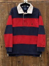 Load image into Gallery viewer, Polo by Ralph Lauren Vintage Youth L/S Rugby Polo Shirt ABC Vintage 