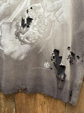Load image into Gallery viewer, Popeye Tattoo Vintage 2000s Cropped Sun Faded Thrashed Cutoff Tee ABC Vintage 