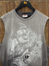 Load image into Gallery viewer, Popeye Tattoo Vintage 2000s Cropped Sun Faded Thrashed Cutoff Tee ABC Vintage 