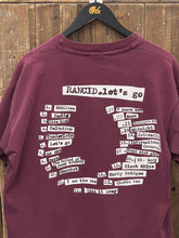 Load image into Gallery viewer, Rancid Vintage 90s Let's Go Tour Tee Faded Red ABC Vintage 