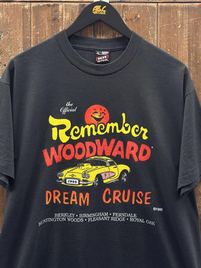 Remember Woodward Dream Cruise Vintage 1995 Tee Black ABC Vintage 