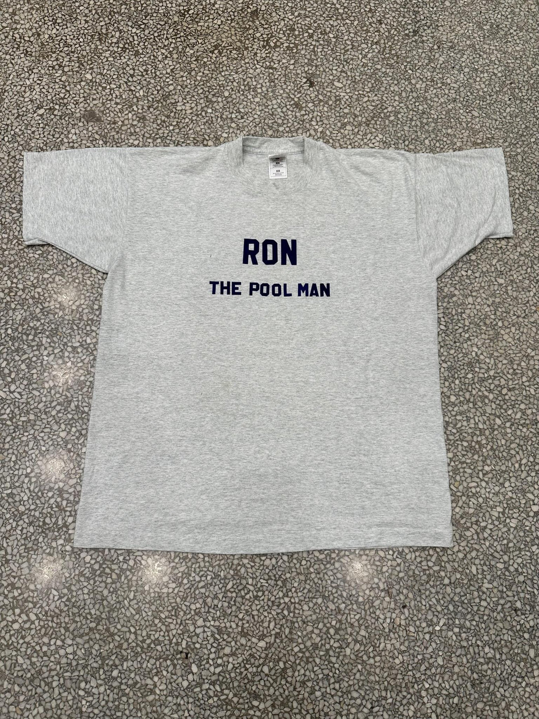 Ron The Pool Man Vintage 90s Tee Grey ABC Vintage 