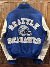 Load image into Gallery viewer, Seattle Seahawks Vintage 90s Chalk Line Varsity Jacket ABC Vintage 