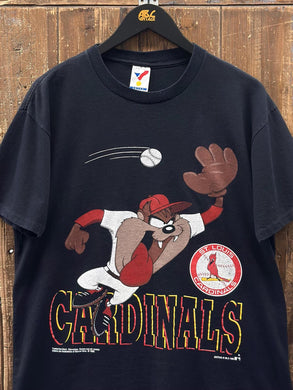 St. Louis Cardinals Vintage 1993 Taz Tee Black ABC Vintage 