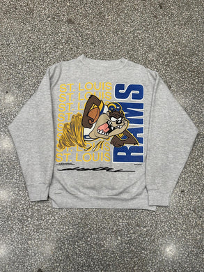 St. Louis Rams Vintage 1994 Taz Crewneck Grey ABC Vintage 