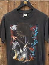 Load image into Gallery viewer, Stevie Ray Vaughan Vintage 1989 In Step Tour Tee Faded Black ABC Vintage L 