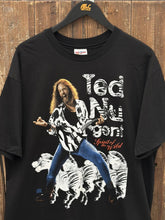 Load image into Gallery viewer, Ted Nugent Vintage 90s Virtual Attitude Tour Tee Black ABC Vintage 