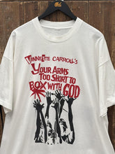 Load image into Gallery viewer, Teddy Pendergrass Vinnette Carroll's Your Arms Too Short To Box With God Vintage 90s Tee White ABC Vintage 
