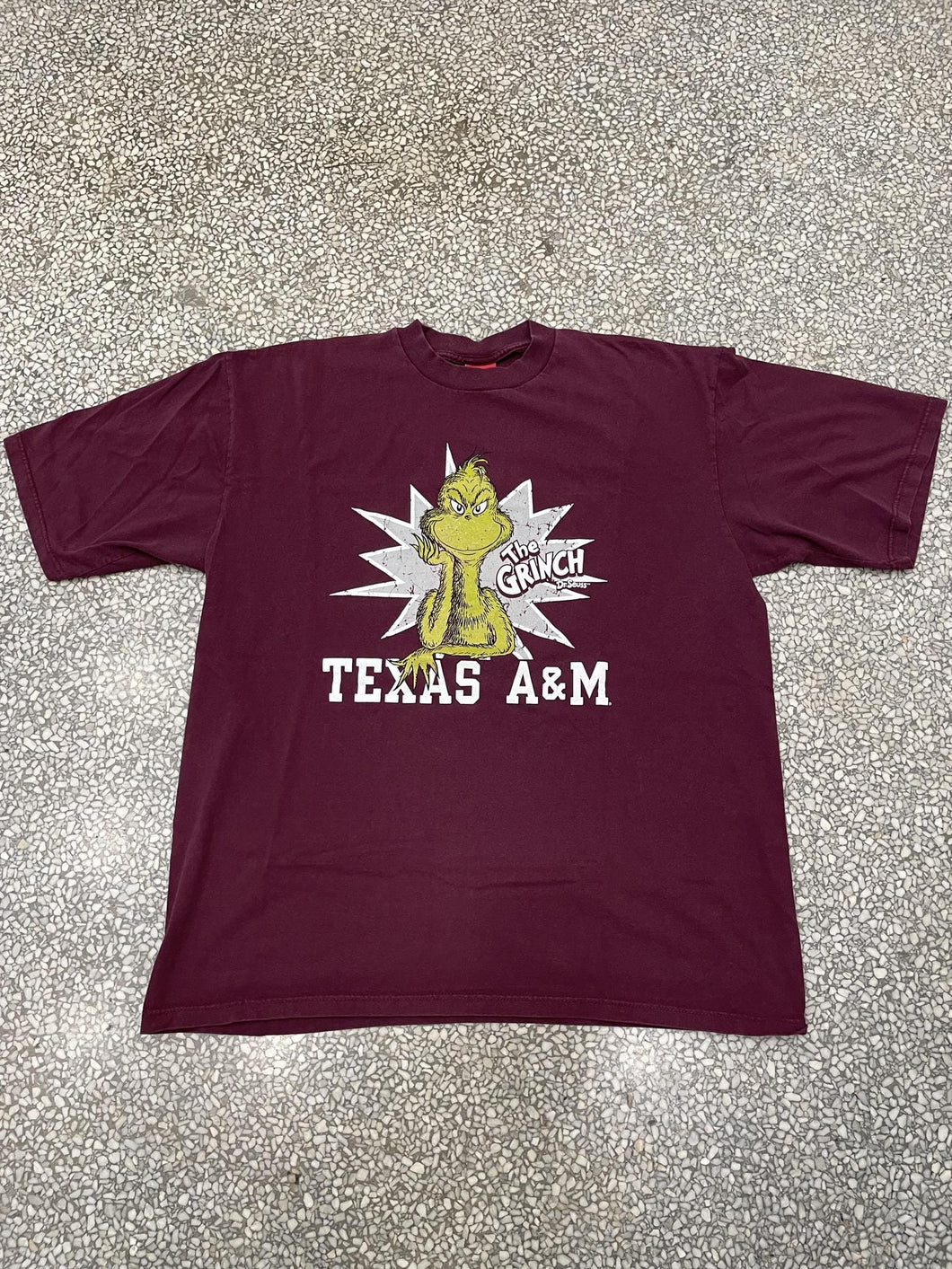 Texas A&M Dr. Seuss The Grinch Vintage 90s ABC Vintage 
