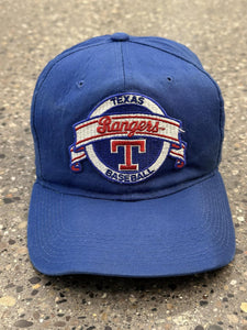 Texas Rangers Vintage 90s New Era Snapback Blue ABC Vintage 