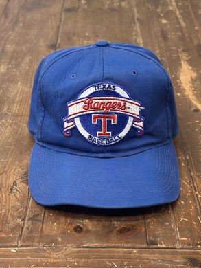 Texas Rangers Vintage 90s New Era Snapback Blue ABC Vintage 
