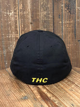 Load image into Gallery viewer, THC Stoners Vintage Weed Fitted Cap Black ABC Vintage 