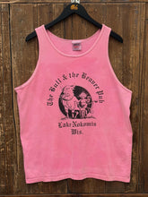 Load image into Gallery viewer, The Bull &amp; Beaver Pub Lake Nokomis Wisconsin Vintage 90s Tank Top Overdyed Pink ABC Vintage 
