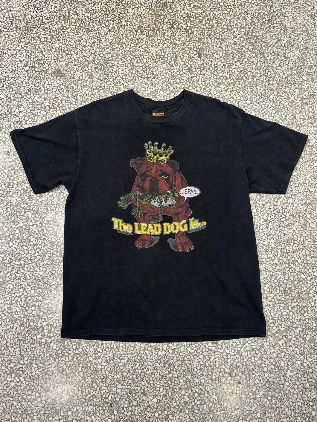 The Lead Dog Vintage 90s Tee Faded Black ABC Vintage 