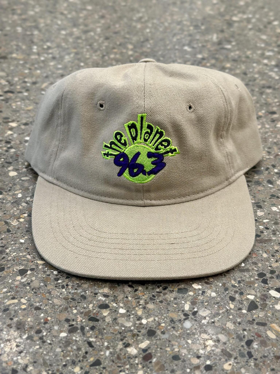 The Planet 96.3 Radio Detroit Vintage 90s Hat Tan ABC Vintage 